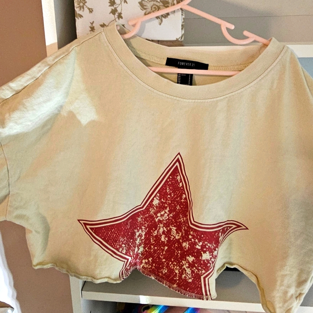 Forever 21 S crop top white